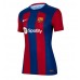 Camiseta Barcelona Ferran Torres #7 Primera Equipación Replica 2023-24 para mujer mangas cortas